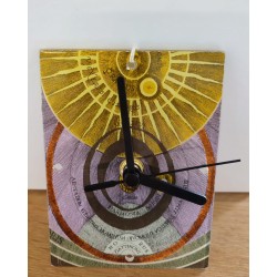 Orologio Gattinoni in vetro,cm 10x13,5 completo di astuccio