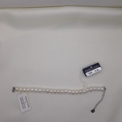 Bracciale Morellato in argento e perle coltivate naturalmente,    lunghezza cm 19.   Art sanh06