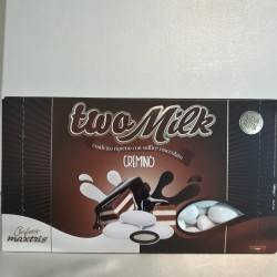 Confetti Cremino,   con cioccolato fondente, bianco e al latte.        Kg1