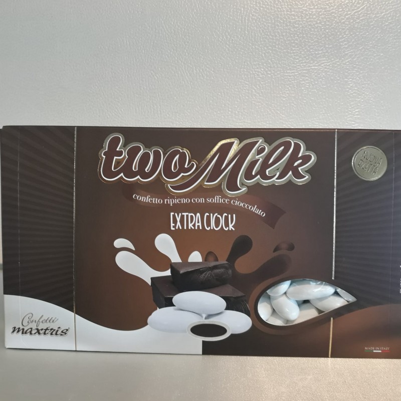 Confetti Extraciok ,  con cioccolato fondente e bianco.    Kg1