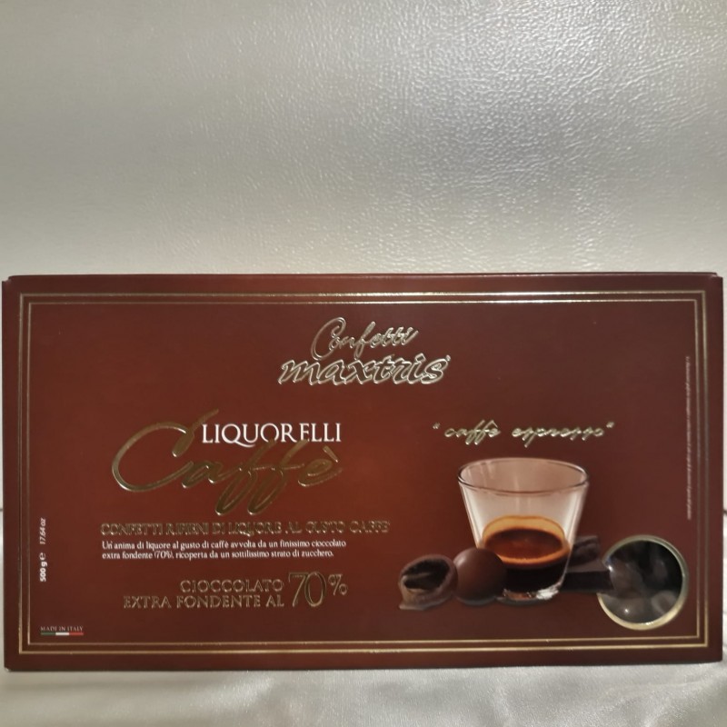 Confetti Liquorelli Caffe' ripieni di liquore al gusto caffe' 500g