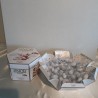 Confetti Lieto Evento,  Mandorla Tostata Ricoperta di Cioccolato Bianco ai Gusti Assortiti,  500g   colore Bianco