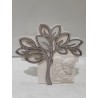 Sacra Famiglia Albero della Vita,   in polvere di marmo e legno  Made in Italy,   cm 16,5 x 2'5 x 15.0