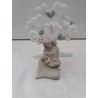 Marernita' albero in polvere di marmo Made in Italy,   cm 10 x 7 x 12   completo di scatola.