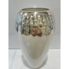Vaso Argenesi Made in Italy,  in vetro e argentato  cm 15 x 30