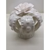 Profumatore in Ceramica, con essenza e luce a Ld,    Claraluna , cm 10 x10  compreso astuccio
